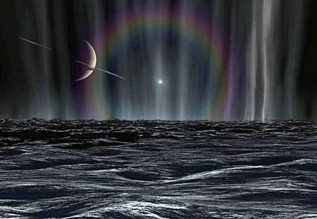 Un océan caché sous la banquise d'Encelade