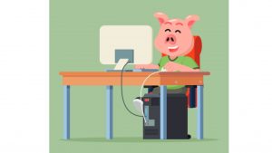 schweine videospiele 300x169 - Schweine können Videospiele spielen