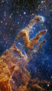 2 piliers creation m16 jwst 173x300 - Die 5 schönsten Bilder aus dem Kosmos, die das James-Webb-Teleskop im Jahr 2022 aufgenommen hat.
