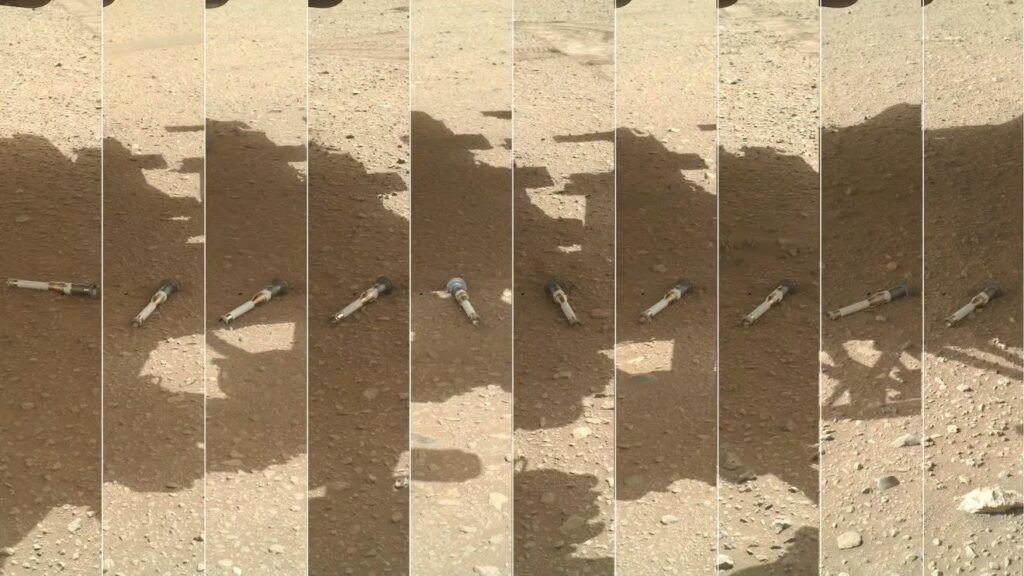 jpegpia25738width 1320 1024x576 - Perseverance betrachtet all die Teströhrchen mit Marsgestein, die er hinter sich gelassen hat.