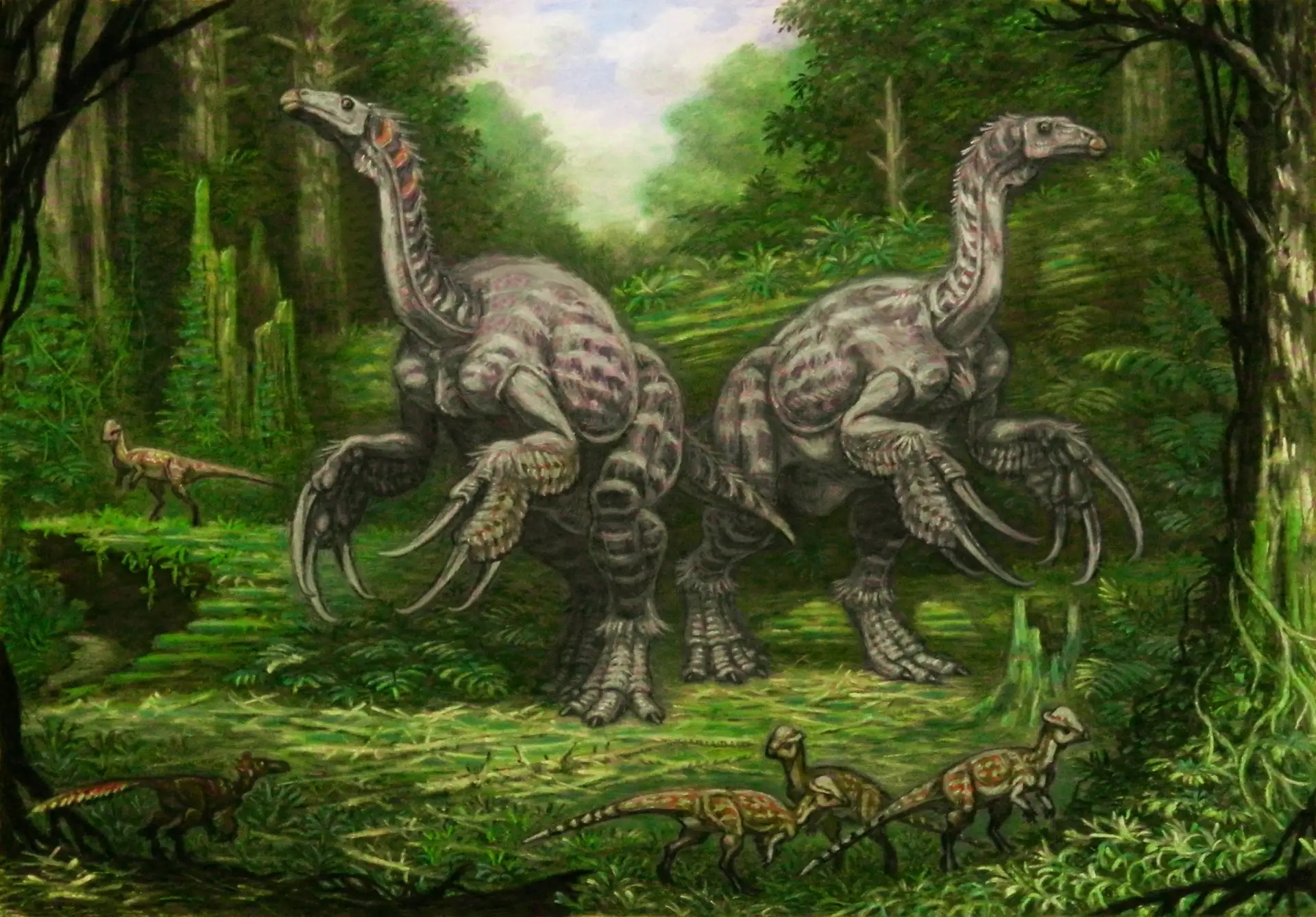 therizinosaurus - Dinosaurier: Doch wozu waren diese seltsamen Krallen gut?