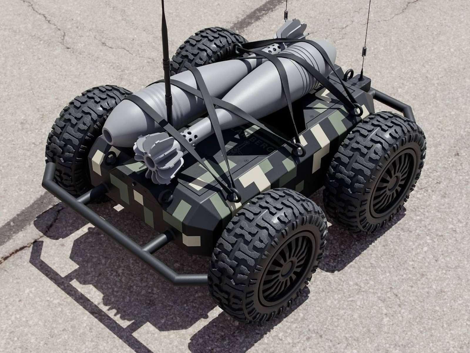 ratel drone - Inspiriert von einem der wildesten Tiere der Erde, wird diese Bodendrohne zum Albtraum für russische Panzer.