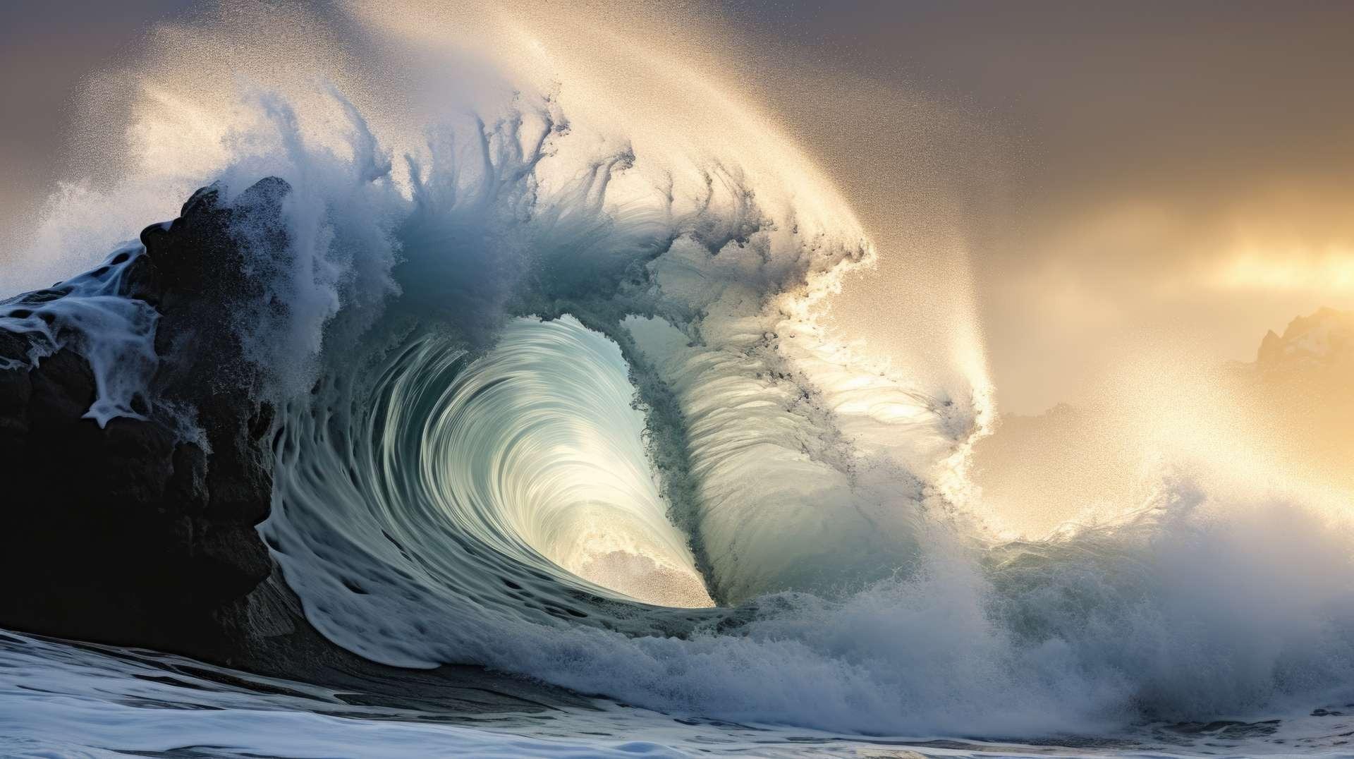 tsunami mer vague ocean submersi - Tsunamiwellen mit einer Höhe von bis zu 28 Metern könnten Neuseeland treffen!