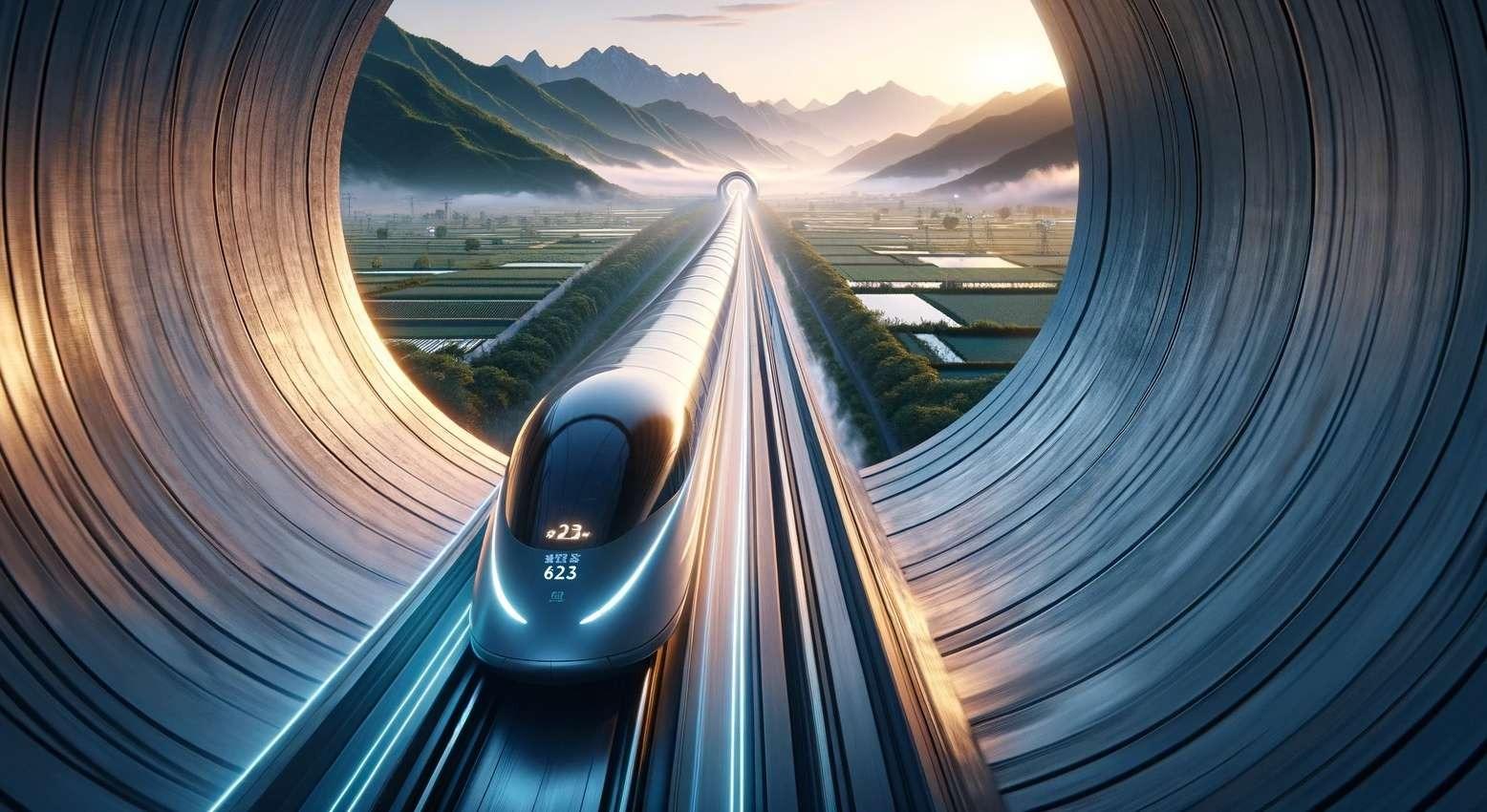 prototype train maglev - China bricht Geschwindigkeitsrekord mit Maglev-Zug in Kombination mit Hyperloop