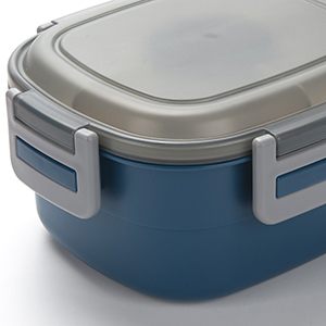 Bento Lunchbox Chauffant en Silicone pliable avec Couverts, Pause repas
