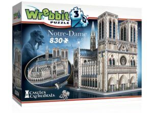 Puzzle 3D - Notre-Dame de Paris - 830 pièces WREBBIT 3D
