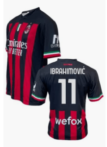 Descriptif maillot de foot ZeroPlayer Milan Zlatan Ibrahimovic 11