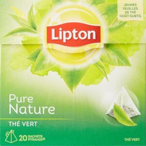 Thé vert de la marque Lipton