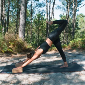 La stabilité et équilibre sur une brique de yoga dans un comparatif 