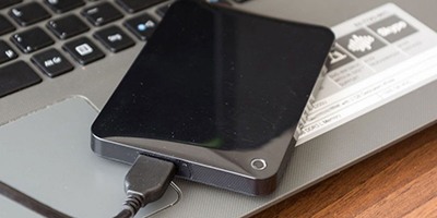 Disque dur externe portable de 2 To 2 To, Silver-B Disque dur externe fin USB 3.1 compatible avec PC portable et Mac 