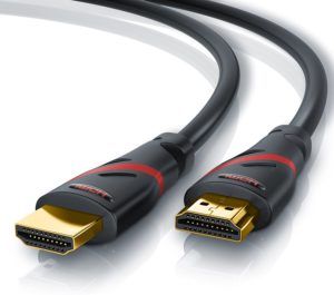BlueBuilt Câble HDMI 4K 60 Hz Nylon 1,5 Mètre + Adaptateur 90° Lot de 2