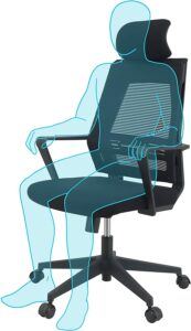 KLIM K300 Office Chair - Chaise de Bureau Ergonomique
