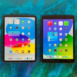 Les réglages d'un iPad dans un comparatif
